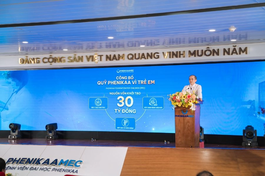 Bệnh viện Đại học Phenikaa ra mắt “Quỹ Phenikaa vì trẻ em”: Tiên phong xây dựng quỹ y tế chuyên sâu cho bà mẹ và trẻ em Việt Nam